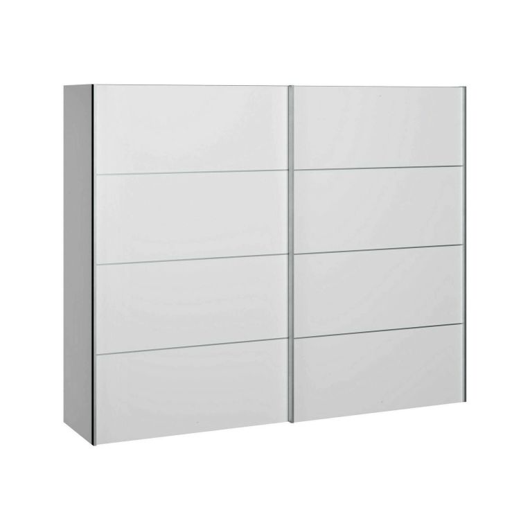 Guardaroba in legno bianco 242x201h cm - Acerno