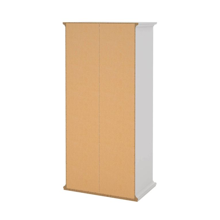 Guardaroba in legno bianco 96x200h cm - Albiolo