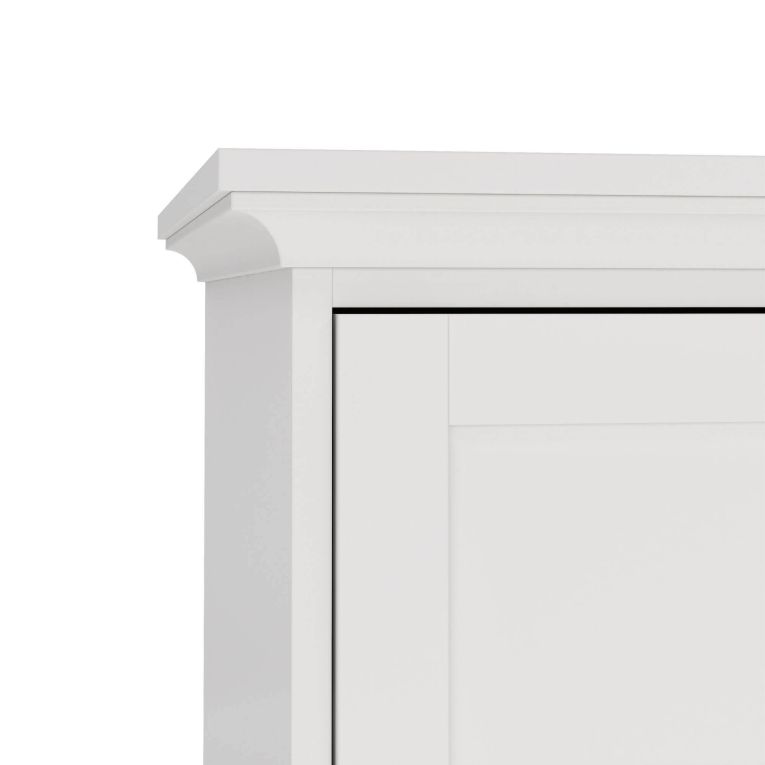 Guardaroba in legno bianco 96x200h cm - Albiolo