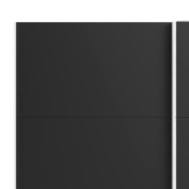 Guardaroba in legno bianco e nero 182x220h cm - Paeng