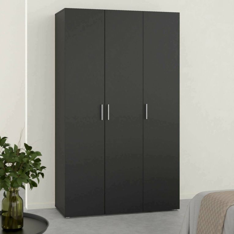 Guardaroba in legno nero 118x200h cm - Albacore