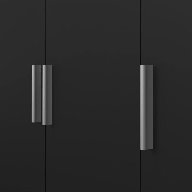 Guardaroba in legno nero 118x200h cm - Albacore