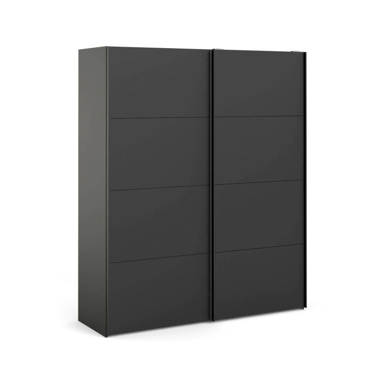 Guardaroba in legno nero 182x220h cm - Paeng