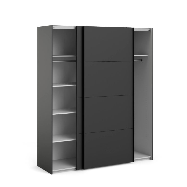 Guardaroba in legno nero 182x220h cm - Paeng
