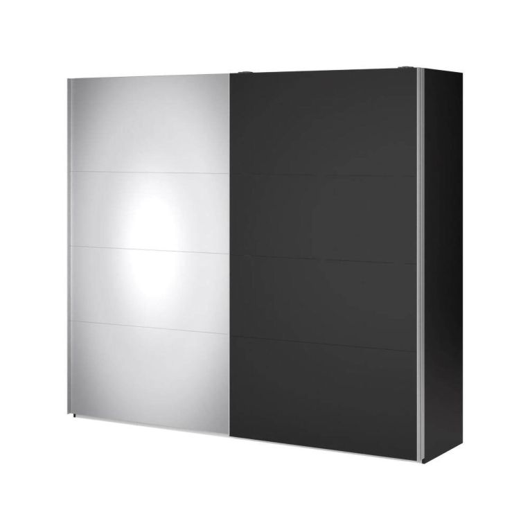 Guardaroba in legno nero 250x218h cm - Acciano