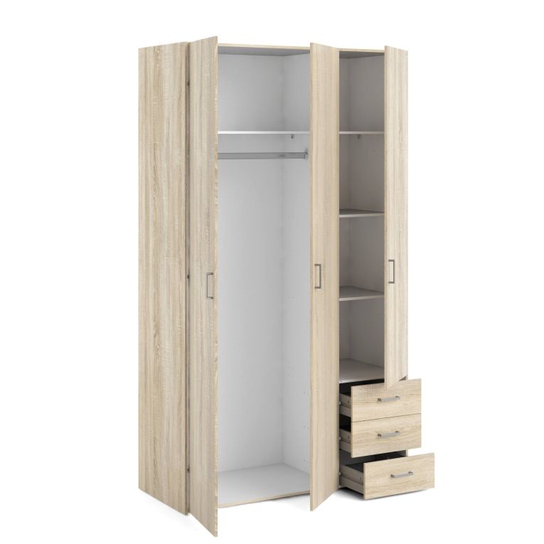 Guardaroba in legno quercia 115x200h cm - Aquilone