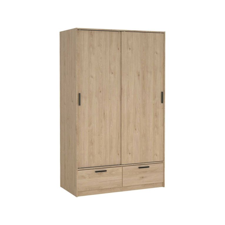 Guardaroba in legno rovere 121x200h cm - Kammuri