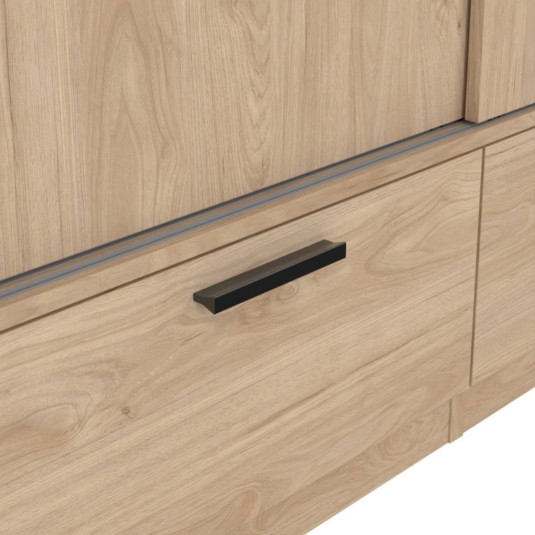 Guardaroba in legno rovere 121x200h cm - Kammuri