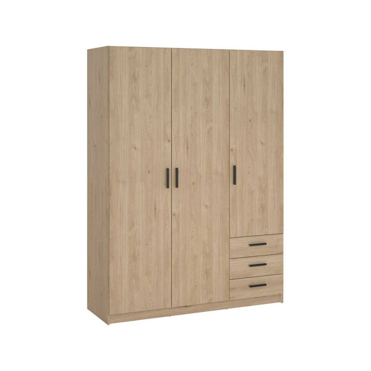 Guardaroba in legno rovere 147x200h cm - Simeon