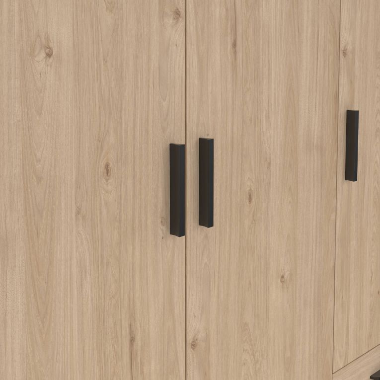 Guardaroba in legno rovere 147x200h cm - Simeon