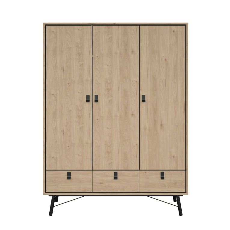 Guardaroba in legno rovere 150x200h cm - Virgil