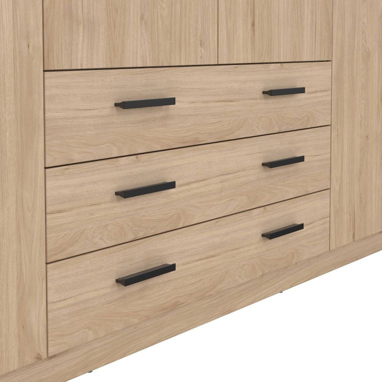 Guardaroba in legno rovere 195x200h cm - Epipola