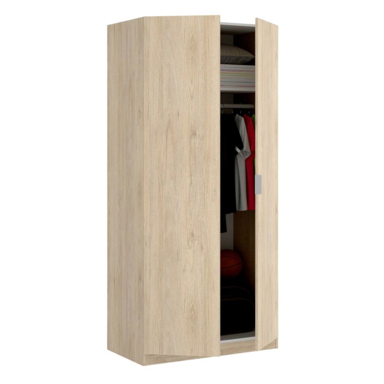 Guardaroba in legno rovere 81x184h cm - Artu