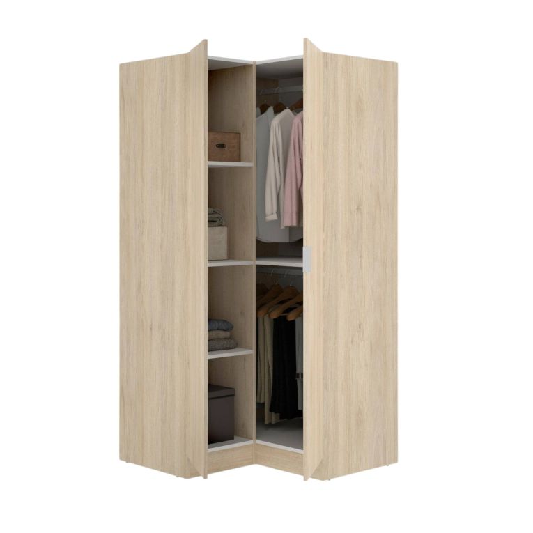 Guardaroba in legno rovere 90x184h cm - Aser