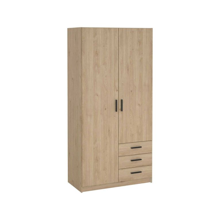 Guardaroba in legno rovere 98x200h cm - Sultani