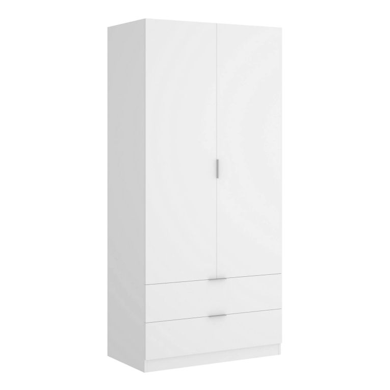 Guardaroba moderno bianco 81x184h cm - Anya