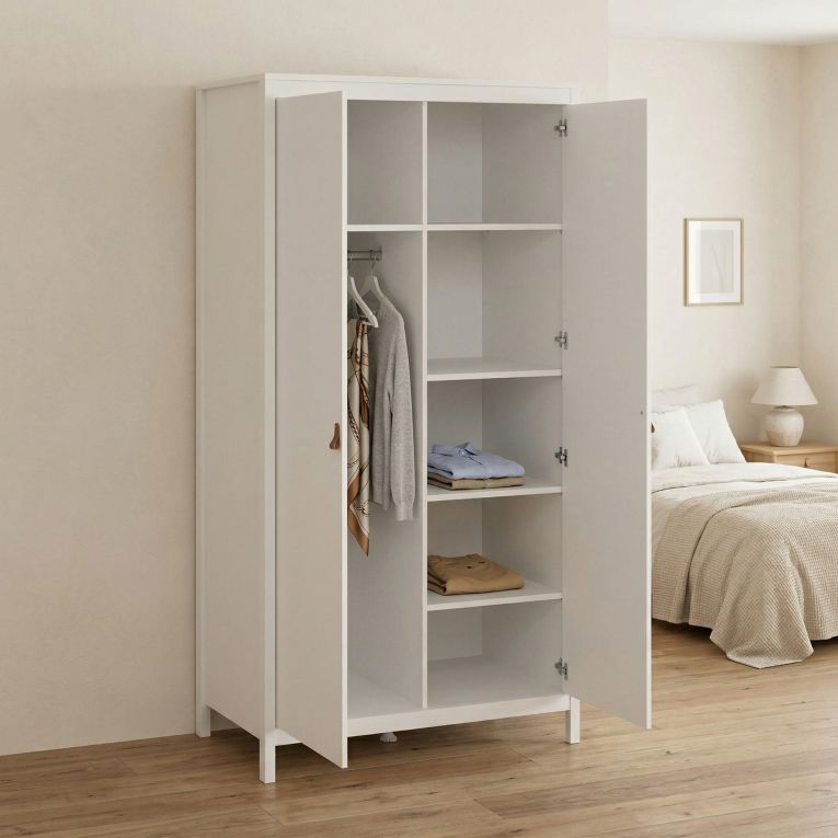 Guardaroba salvaspazio bianco 102x199h cm - Zagabria
