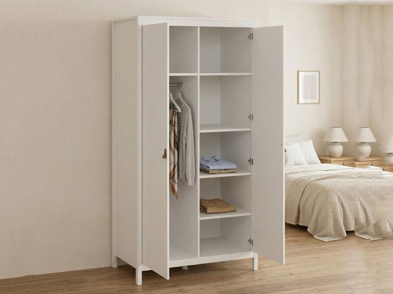 Guardaroba salvaspazio bianco 102x199h cm - Zagabria