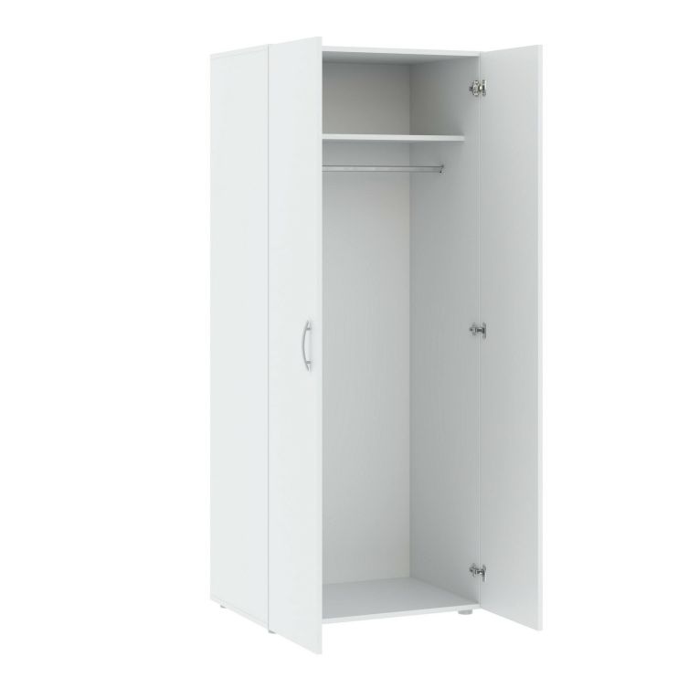 Guardaroba salvaspazio bianco 74x179h cm - Malvito