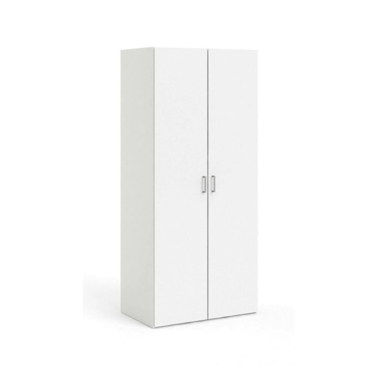 Guardaroba salvaspazio bianco 77x175h cm - Danny