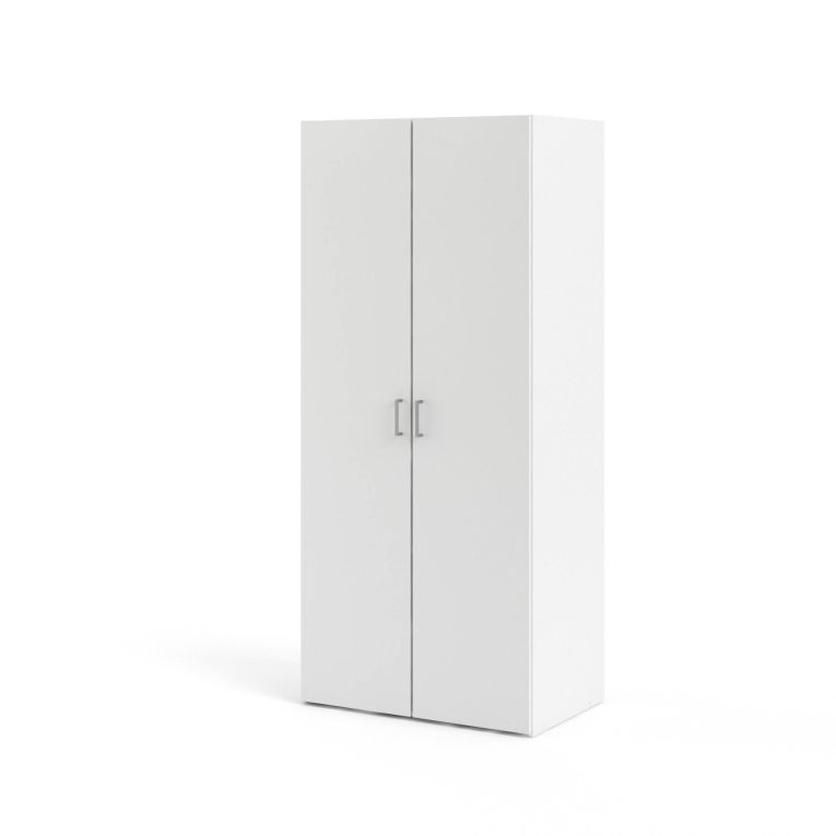 Guardaroba salvaspazio bianco 77x175h cm - Danny