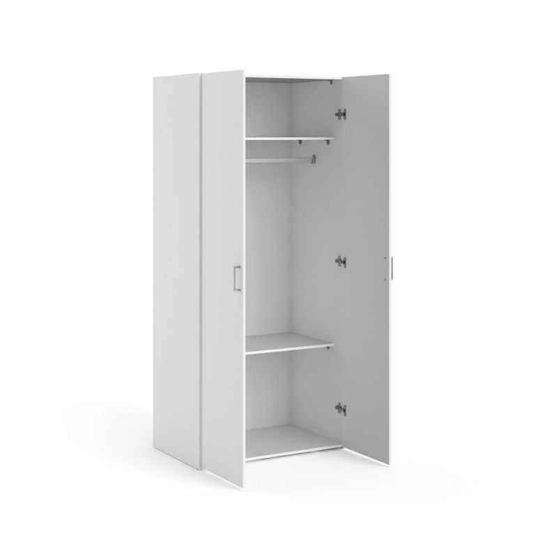 Guardaroba salvaspazio bianco 77x175h cm - Danny