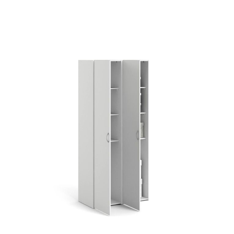 Guardaroba salvaspazio bianco 78x175h cm - Mimma