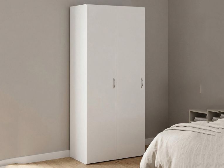 Guardaroba salvaspazio bianco 78x175h cm - Mimma