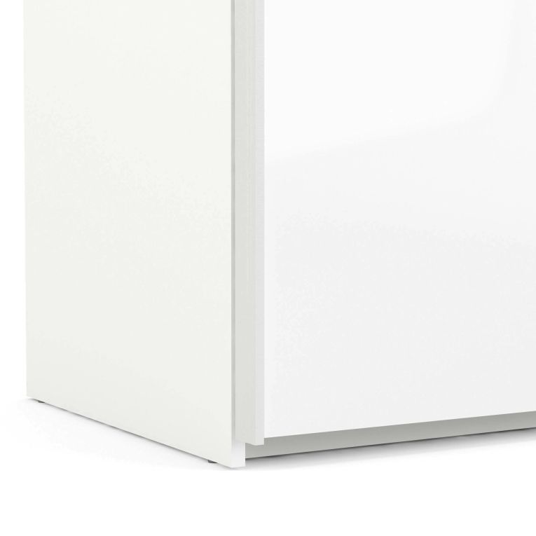 Guardaroba salvaspazio bianco lucido 242x220h cm - Badesse