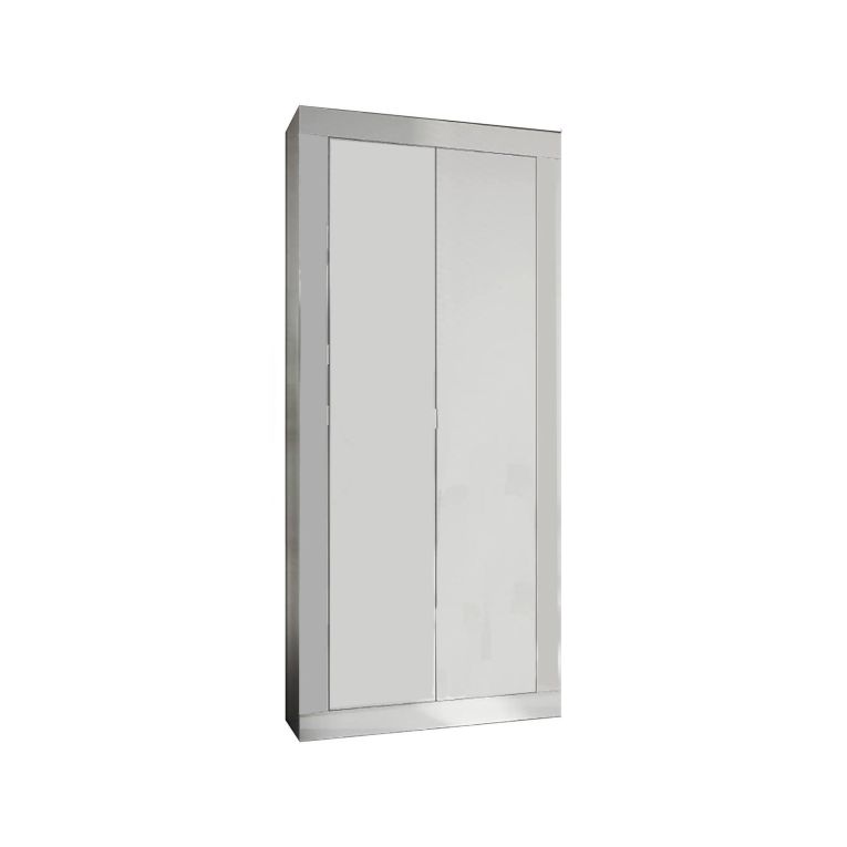 Guardaroba salvaspazio bianco lucido 78x185h cm - Contea