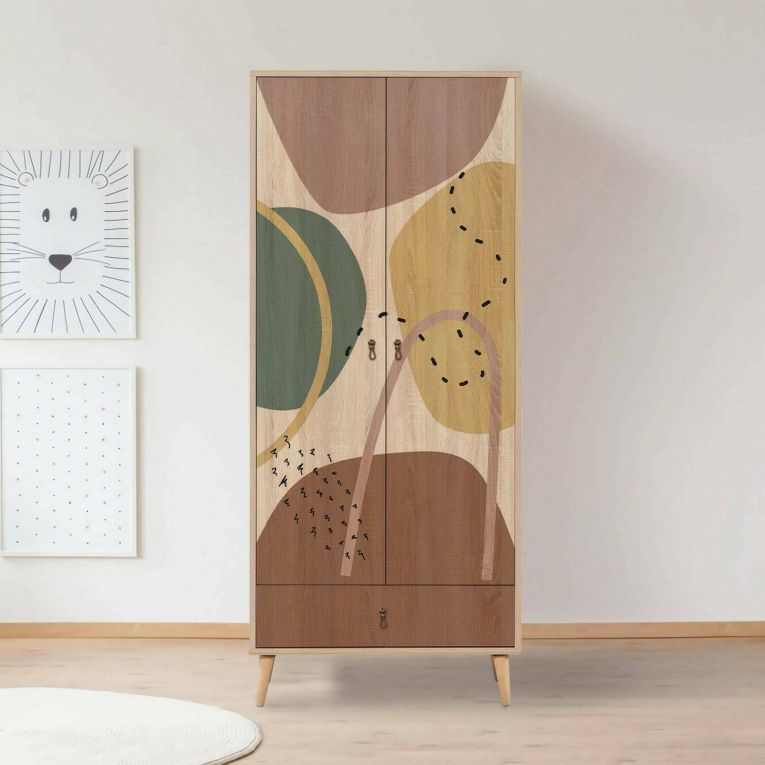 Guardaroba salvaspazio multicolore 80x190h cm - Atomic