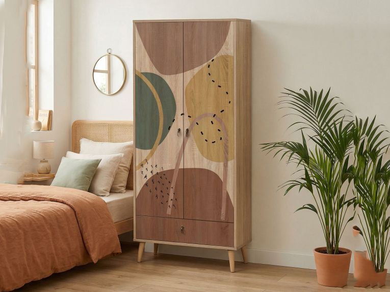Guardaroba salvaspazio multicolore 80x190h cm - Atomic