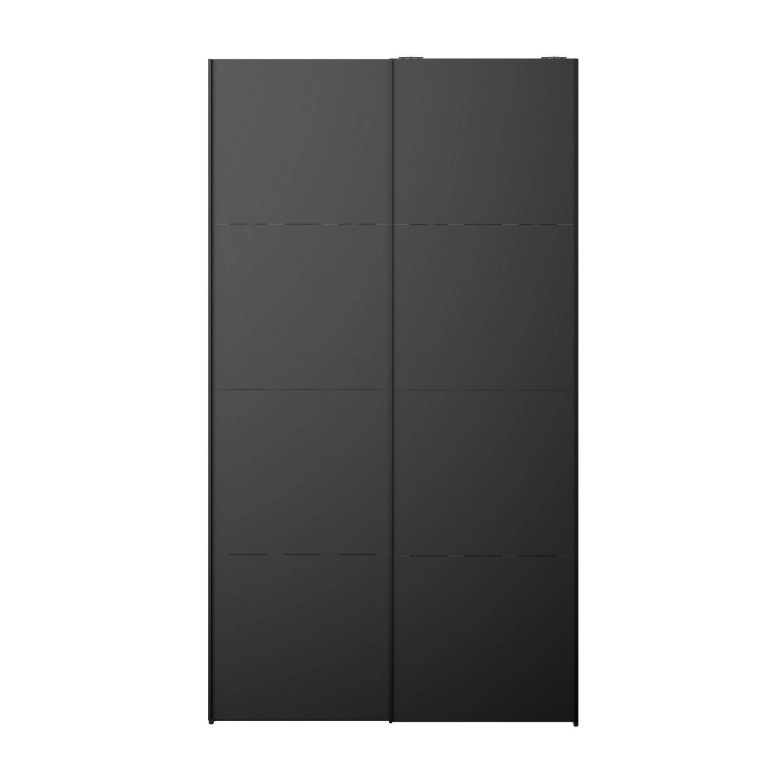 Guardaroba salvaspazio nero 122x220h cm - Severin