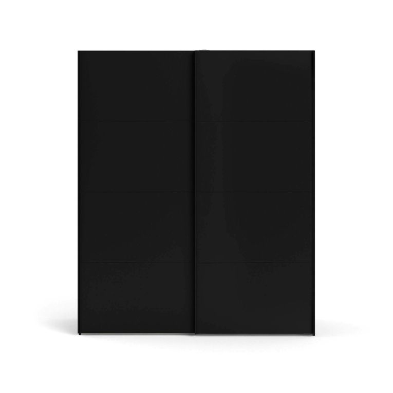 Guardaroba salvaspazio nero 182x220h cm - Portlouis