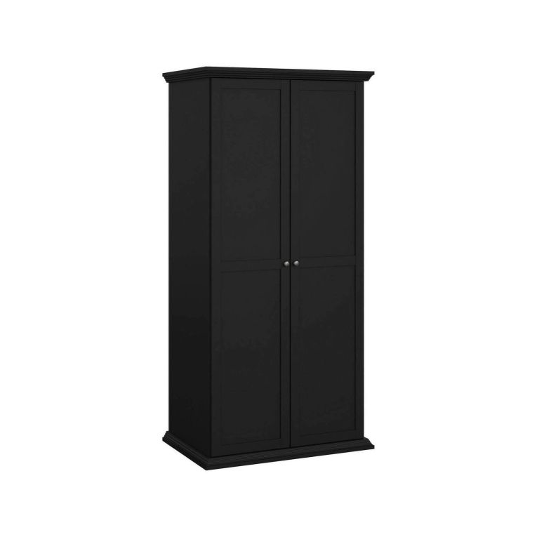 Guardaroba salvaspazio nero 95x200h cm - Darby