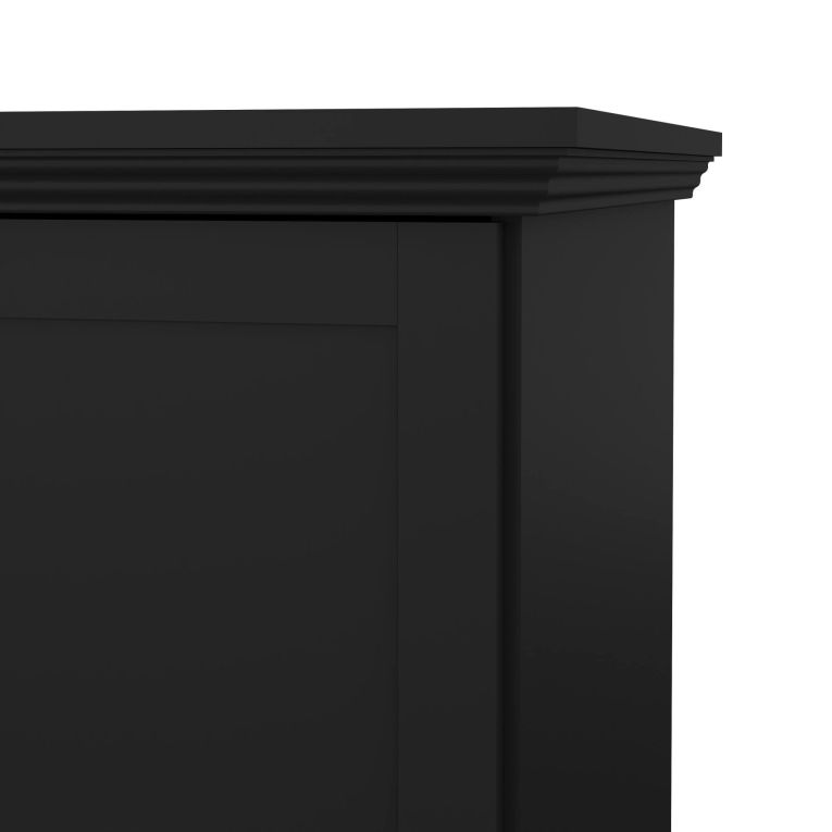 Guardaroba salvaspazio nero 95x200h cm - Darby