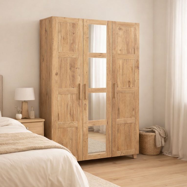 Guardaroba salvaspazio quercia 120x189h cm - Vayu