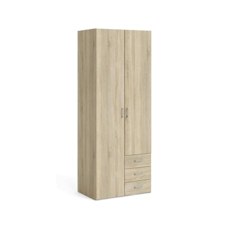 Guardaroba salvaspazio quercia 77x200h cm - Apollina
