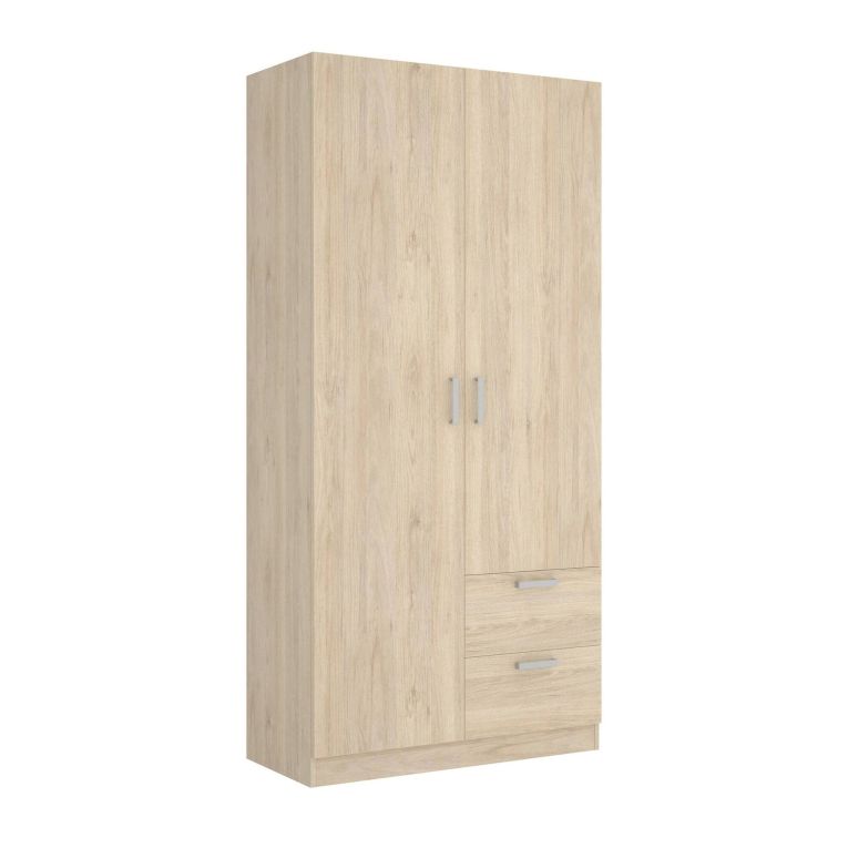 Guardaroba salvaspazio rovere 100x215h cm - Amp