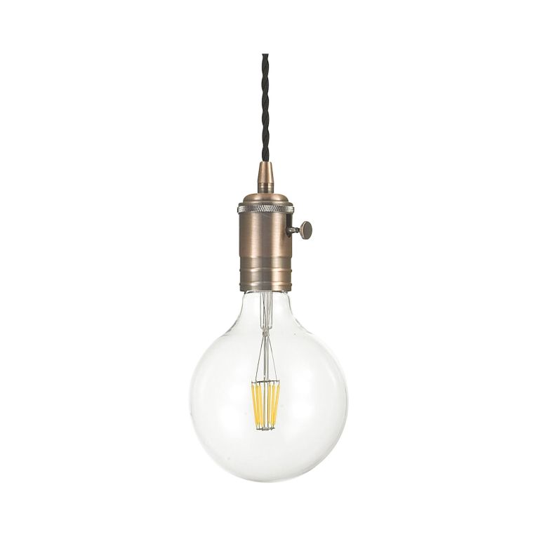Ideal-Lux - Lampada a sospensione DOC SP1 RAME, 9 x 9 x h34 cm, Rame