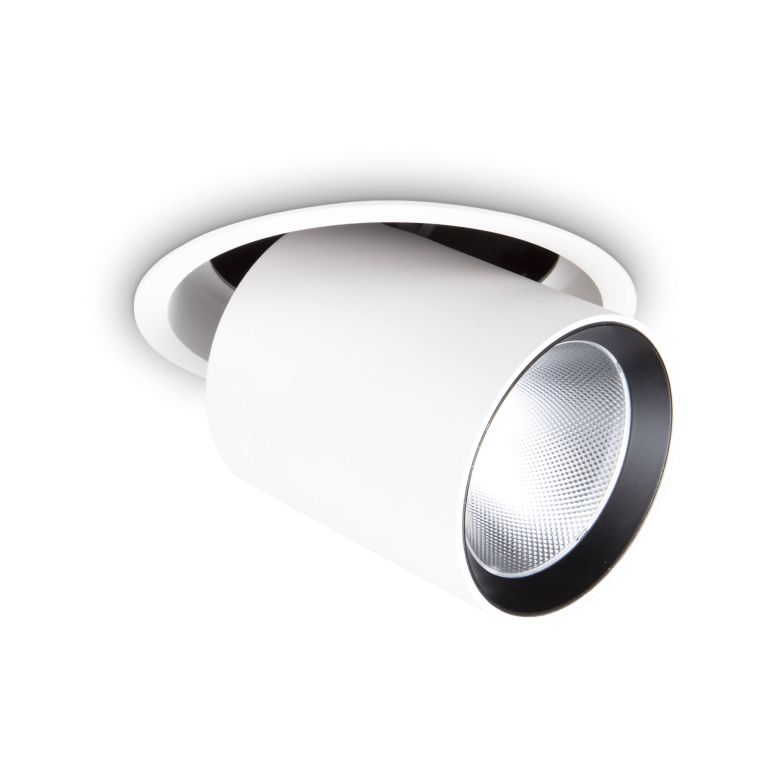 Ideal-Lux - Lampada da incasso NOVA FI 30W 3000K WH, 15 x 15 x h14 cm, Bianco