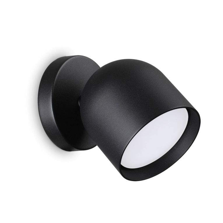 Ideal-Lux - Lampada da parete DODO AP1 NERO, 9 x 12 x h9 cm, Nero