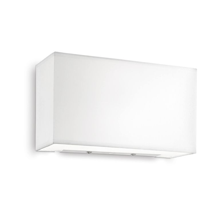 Ideal-Lux - Lampada da parete HOTEL AP1 BIANCO, 32 x 18 x h11 cm, Bianco