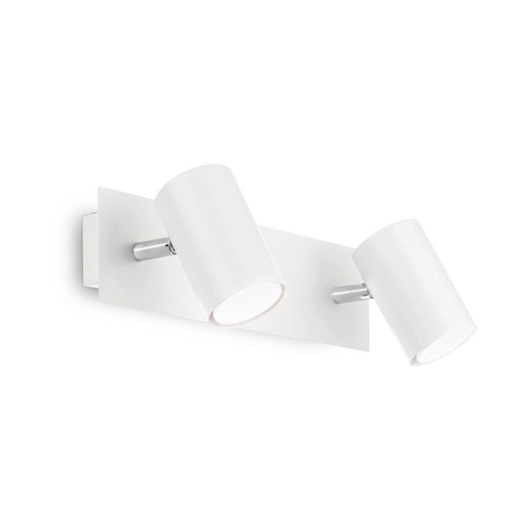 Ideal-Lux - Lampada da parete SPOT AP2 BIANCO, 37 x 12 x h13 cm, Bianco