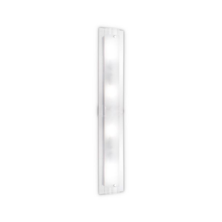 Ideal-Lux - Lampada da parete TUDOR AP4, 70 x 12 x h9 cm, Trasparente