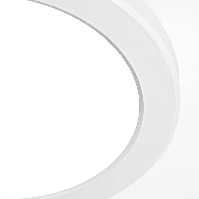 Ideal-Lux - Lampada da soffitto AURA PL ROUND 4000K BIANCO, 22 x 22 x h2 cm, Bianco