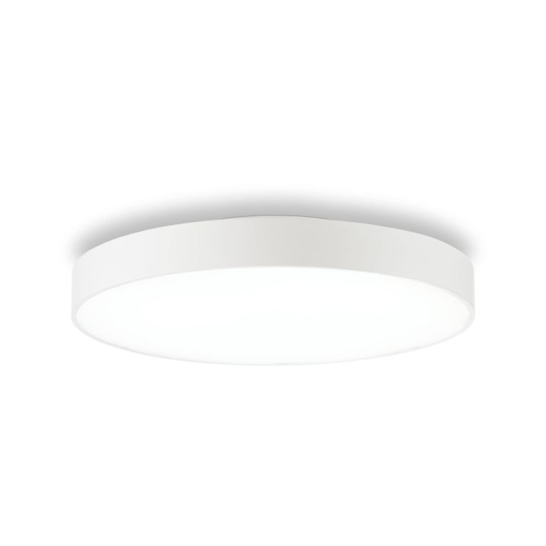 Ideal-Lux - Lampada da soffitto HALO PL D45 3000K, 45 x 45 x h9 cm, Bianco