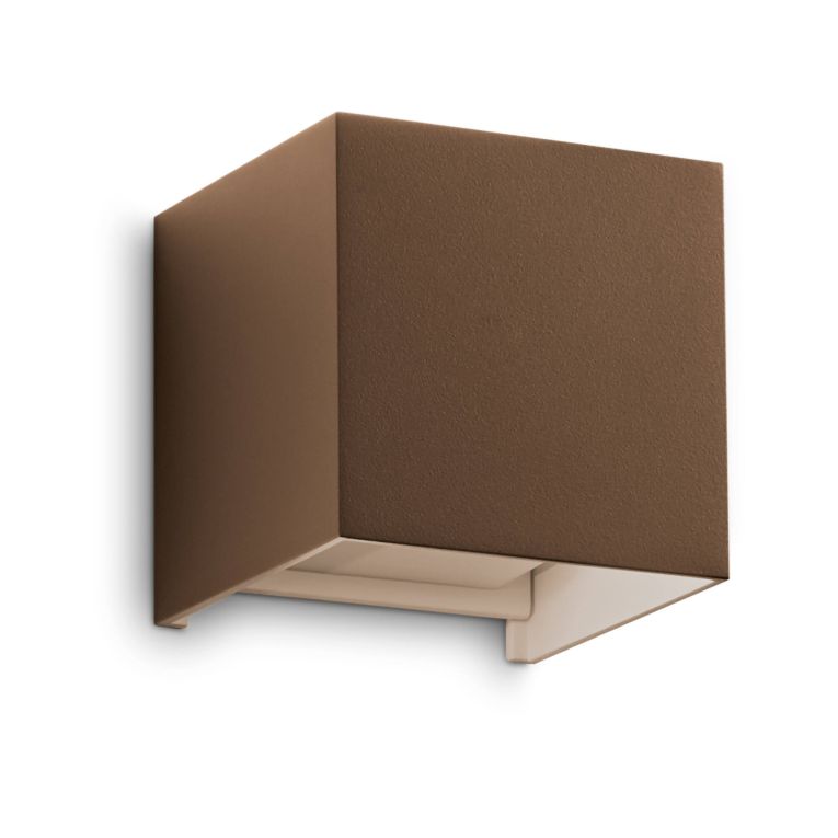 Ideal-Lux - Lampada outdoor ATOM AP D10 COFFEE, 10 x 10 x h10 cm, Marrone