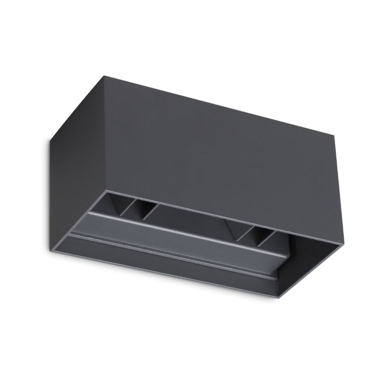 Ideal-Lux - Lampada outdoor ATOM AP D20 ANTRACITE, 20 x 10 x h10 cm, Antracite