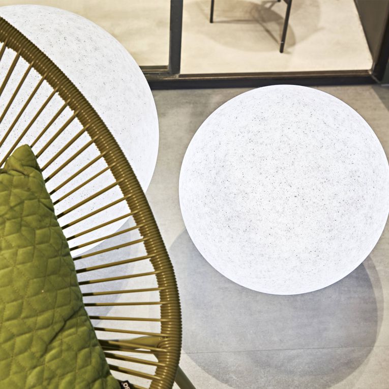 Ideal-Lux - Lampada outdoor DORIS PT1 D48, 48 x 48 x h49 cm, Bianco